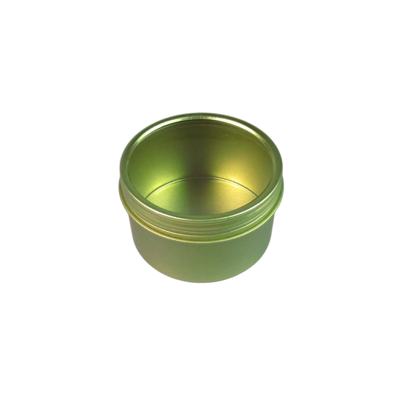 Round Tin box with window